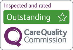 CQC-inspected-and-rated-outstanding Care Quality Commission Rating Logo